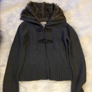 NWT Belle Du Jour cardigan sweater size m